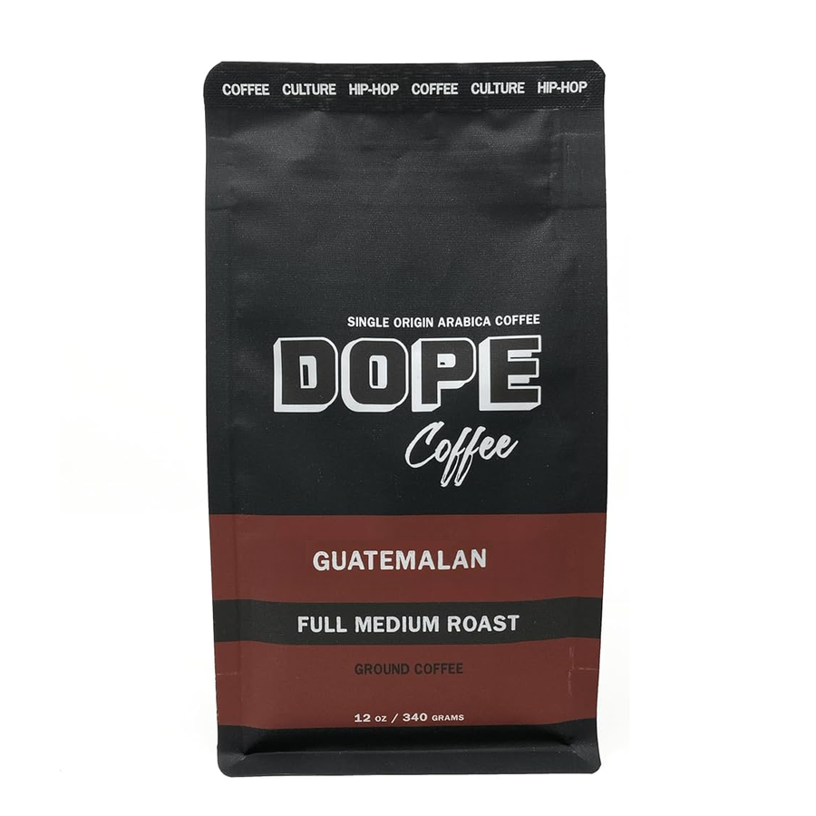 Dope Coffee Guatemalan single-origin medium roast coffee bag