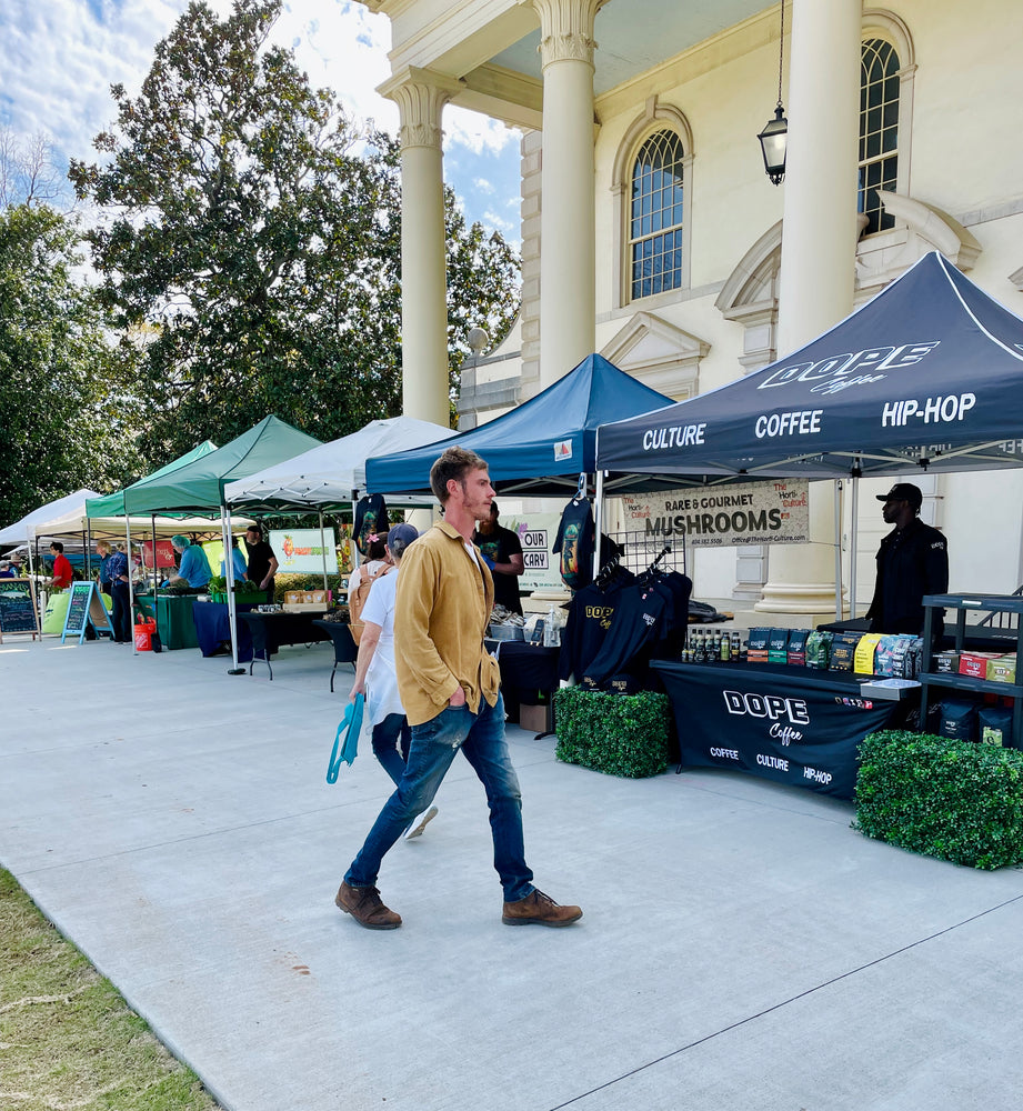 Dope Coffee Company Hits the Farmers Markets