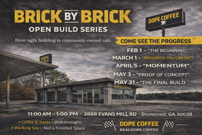 Brick by Brick: Why Dope Coffee Is Opening an Ugly Building to the Public