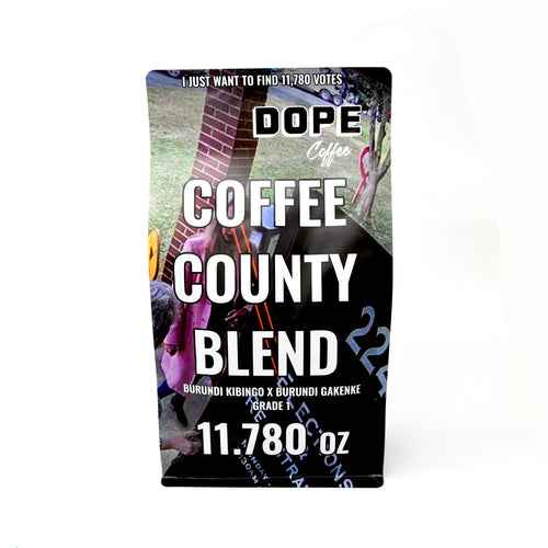 Dope Coffee 11780 Coffee County Georgia blend coffee bag