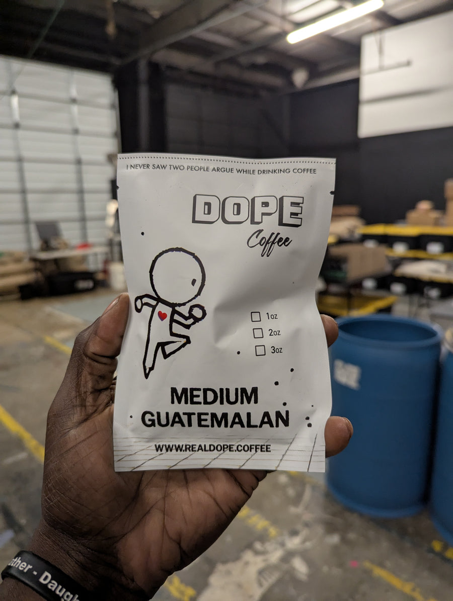 Dope Coffee Guatemalan 2oz sample pack