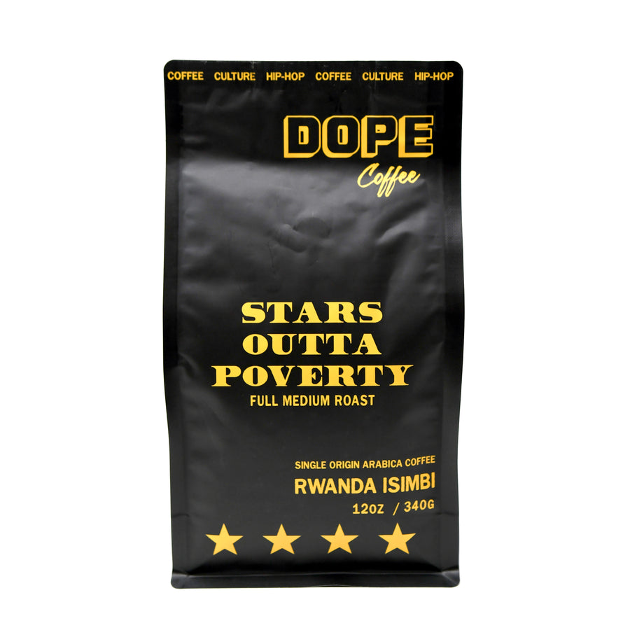 Dope Coffee Rwanda Isimbi medium roast coffee bag