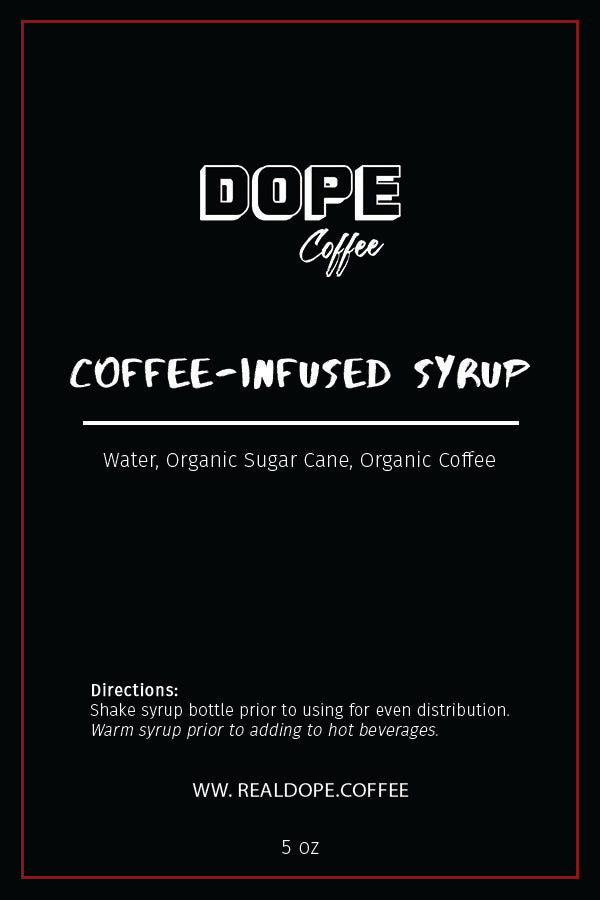 Dope Coffee coffee-infused syrup 2-pack