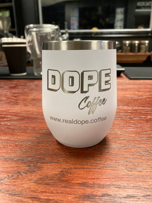 
                  
                    Load image into Gallery viewer, Dope Coffee White Stainless Tumbler
                  
                