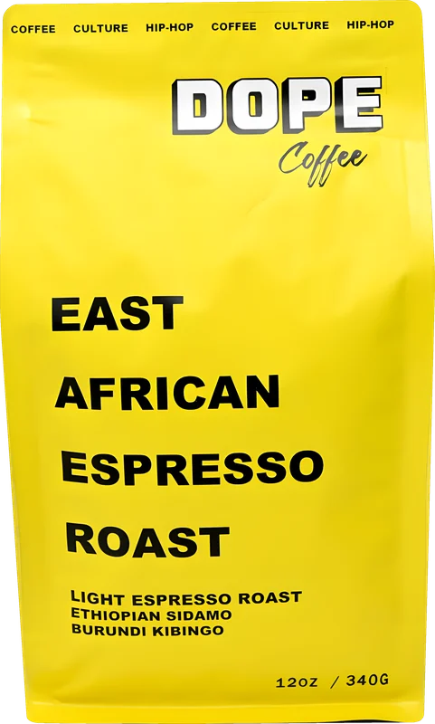 East African Espresso Roast bag